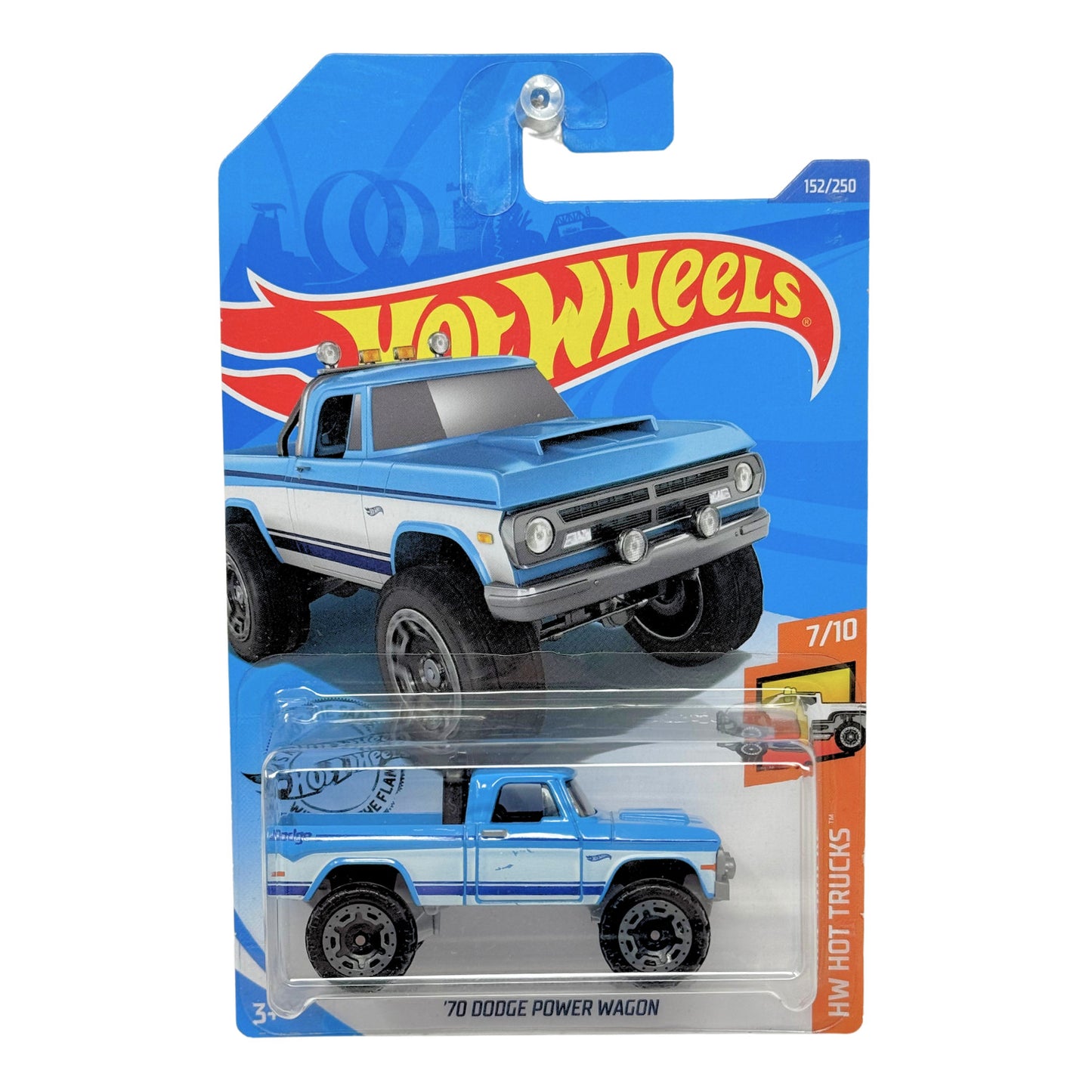 Hot Wheels Hot Trucks 1970 Dodge Power Wagon 1:64 Diecast