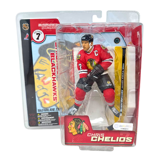 McFarlane NHL Chris Chelios Chicago Blackhawks Series 7 Chase Variant Figure