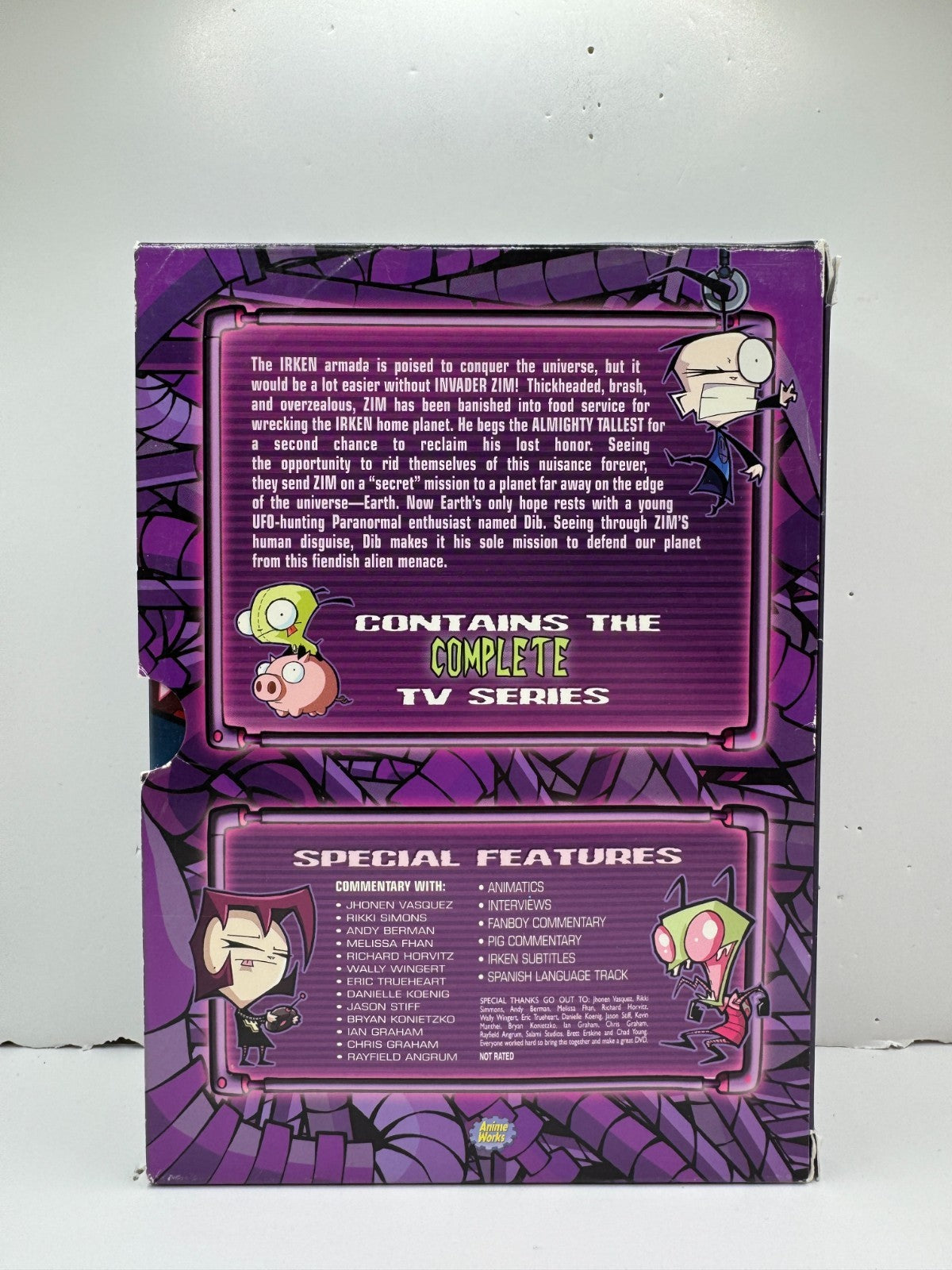 Invader Zim Complete Invasion (DVD) Nickelodeon Animation