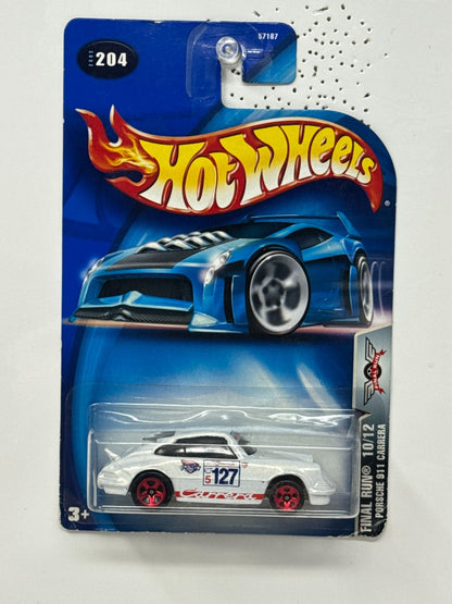 Hot Wheels Final Run Porsche 911 Carrera 1:64 Diecast White