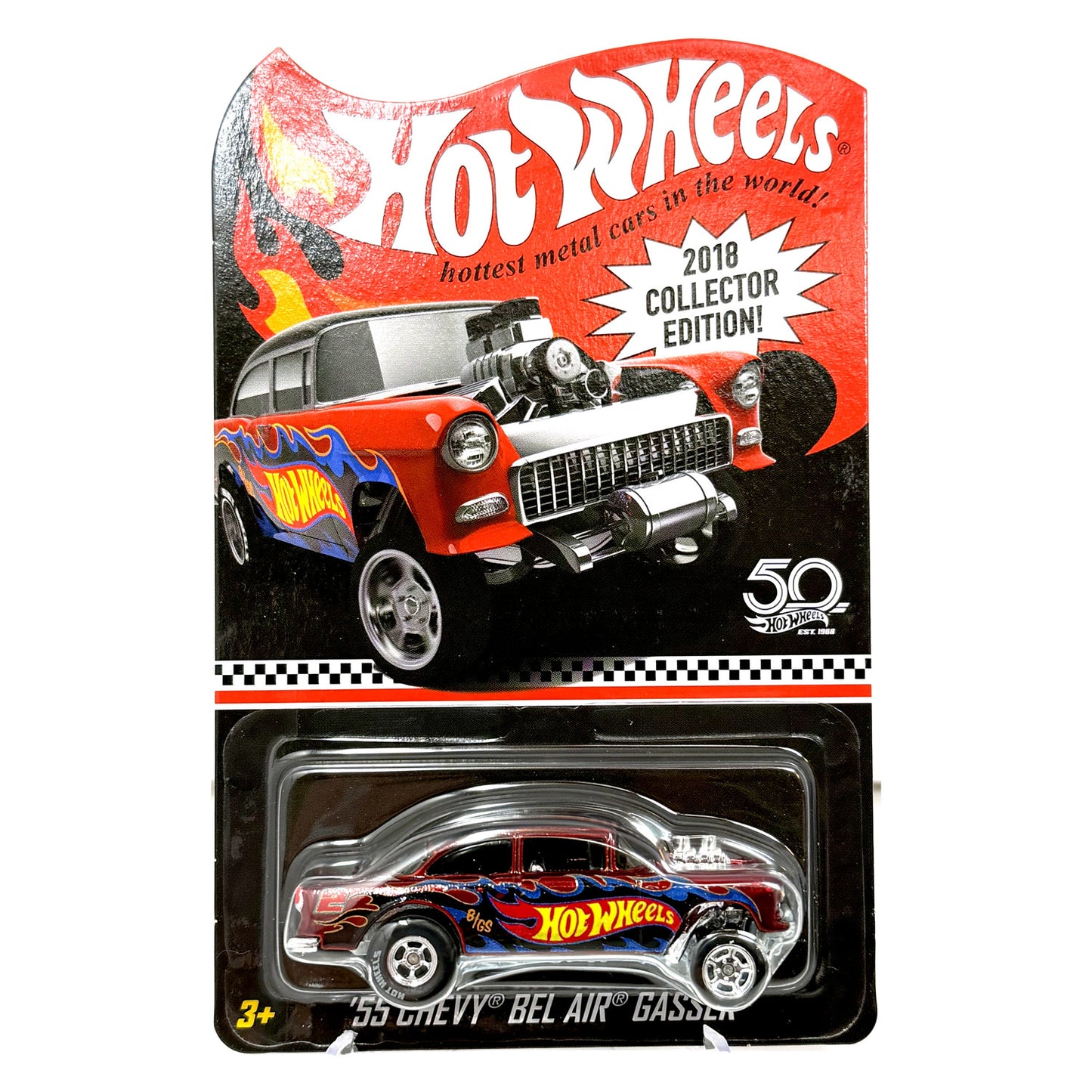 Hot Wheels 2018 Collector Edition 1955 Chevy Bel Air Gasser K-Mart 1:64 Diecast