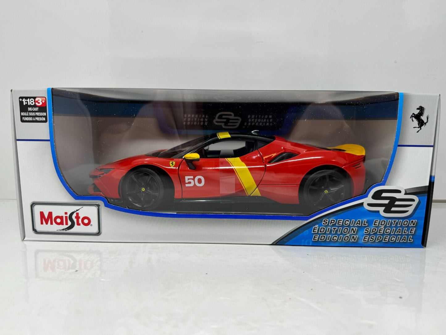 Maisto Ferrari SF90 Stradale Assetto Fiorano Special Edition 1:18 Diecast