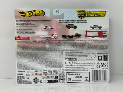 Hot Wheels Premium Team Transport #82 1973 Plymouth Duster & Hauler 1:64 Diecast