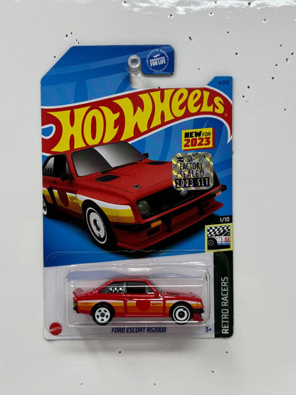 Hot Wheels Retro Racers Ford Escort RS2000 1:64 Diecast Factory Sealed