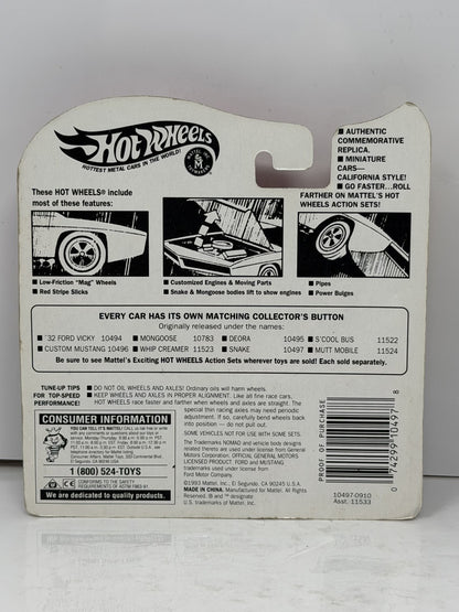 Hot Wheels Vintage Series II Don Prudhomme Snake 1:64 Diecast w/ Button