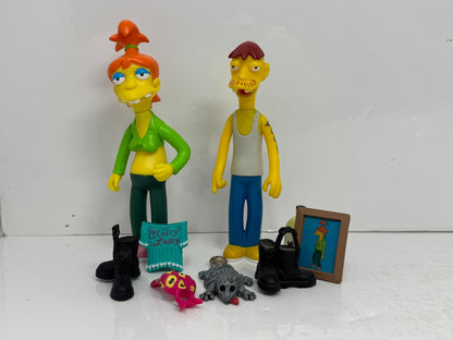 Simpsons World of Springfield Cletus & Brandine Spuckler Figure Set Playmates