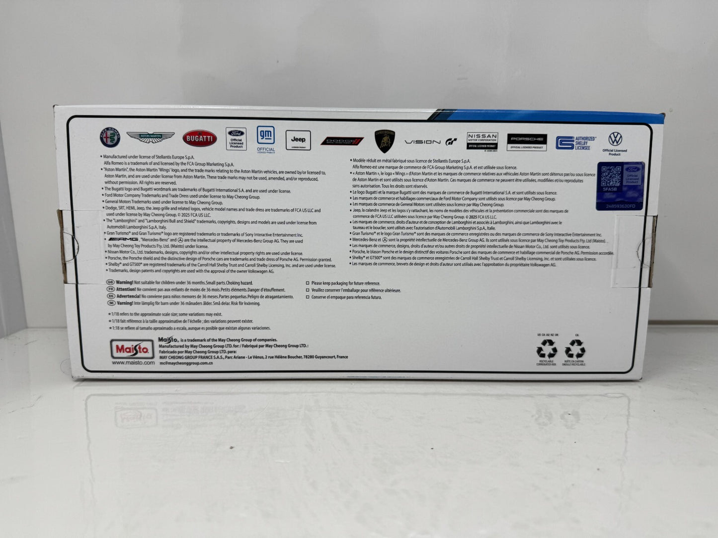 Maisto 2021 Ford Bronco Wildtrak Special Edition 1:18 Diecast