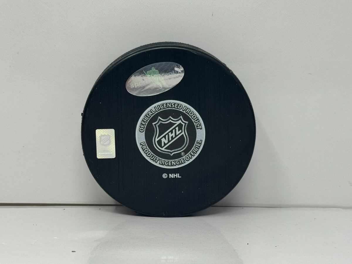 Doug Favell Toronto Maple Leafs Signed NHL Autograph Puck Silver Auto