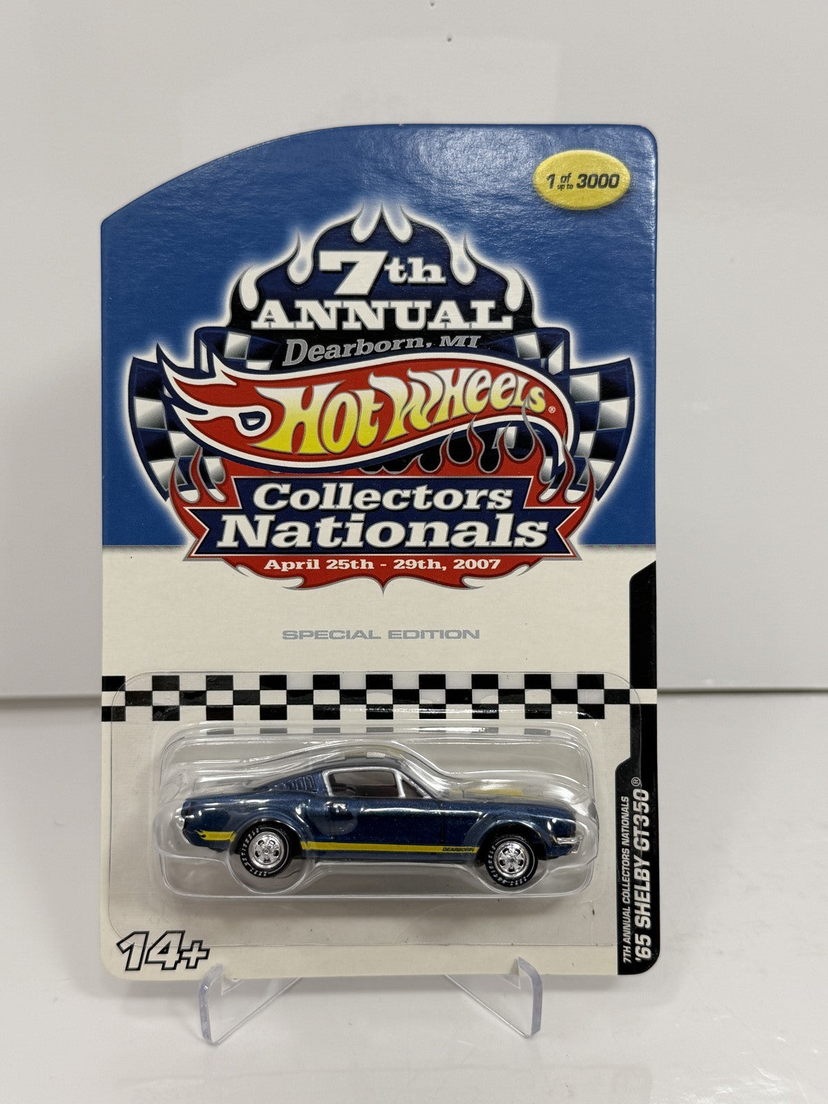 Hot Wheels 2007 7th Collectors Nationals 1965 Shelby GT350 1:64 Diecast