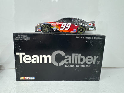 Team Caliber Nascar #99 Jeff Burton Citgo 2003 Taurus Dark Chrome 1:24 Diecast