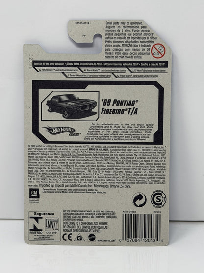 Hot Wheels Muscle Mania 1969 Pontiac Firebird T/A 1:64 Diecast Black