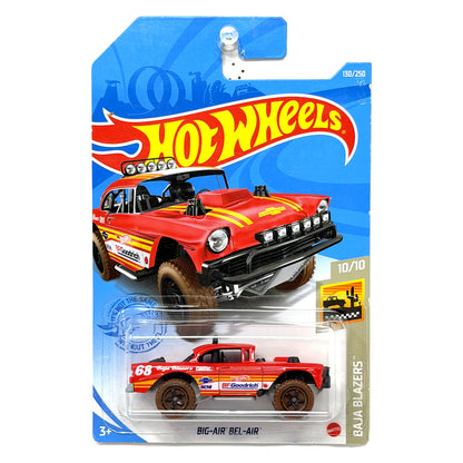 Hot Wheels Baja Blazers Big-Air Bel-Air Red 1:64 Diecast