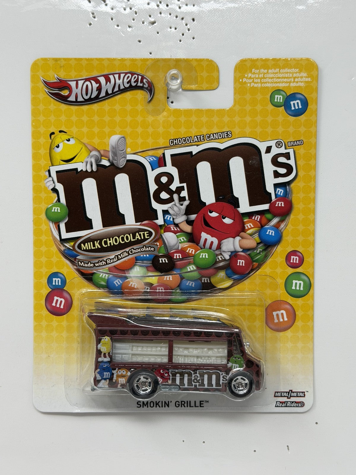 Hot Wheels M&M's Smokin' Grille 1:64 Diecast Real Riders
