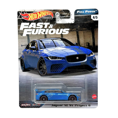 Hot Wheels Premium Fast & Furious Jaguar XE SV Project 8 1:64 Diecast