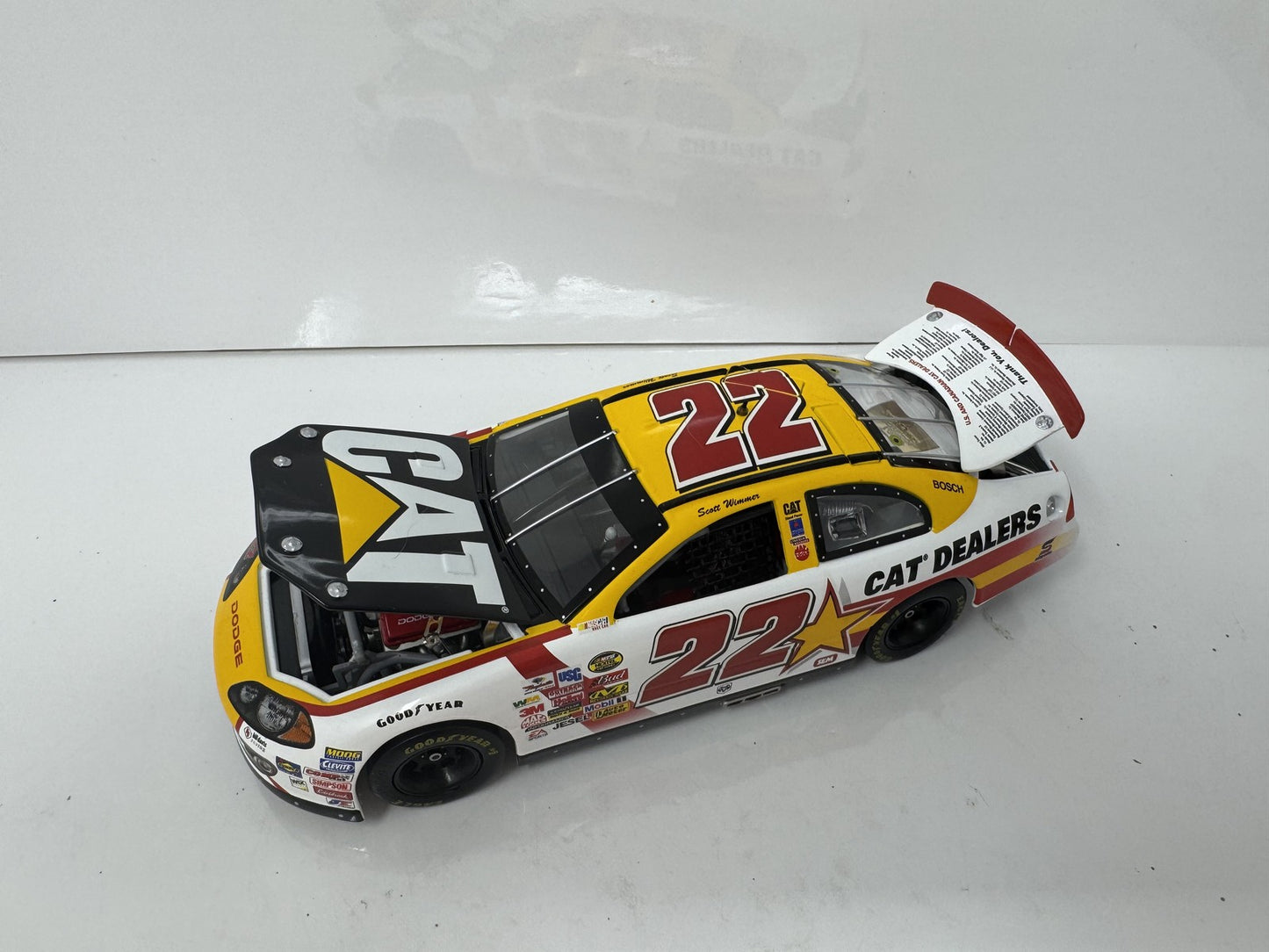Racing Champions Nascar Scott Wimmer #22 The Cat Rental Store 1:24 Diecast