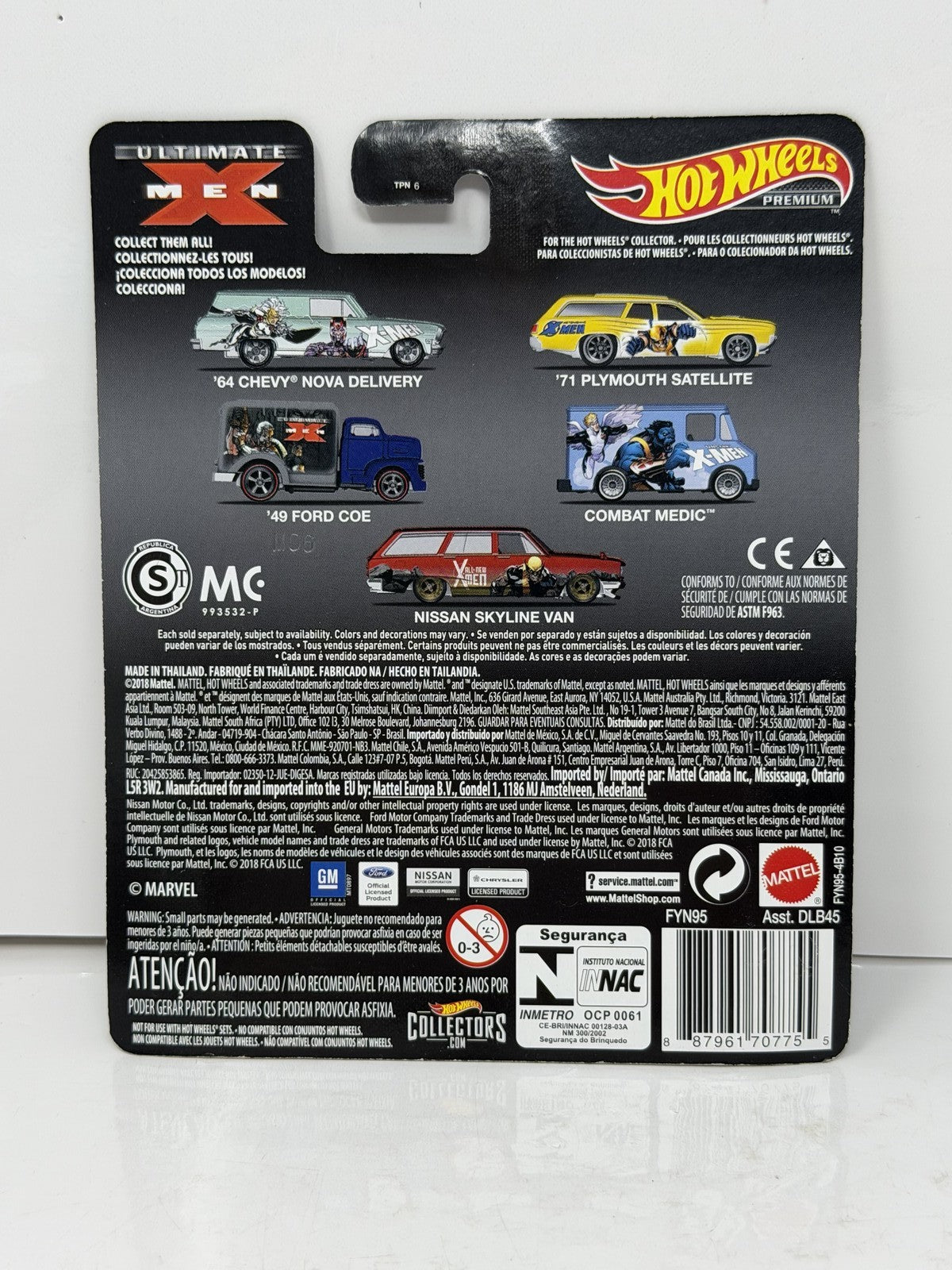 Hot Wheels Premium Marvel Ultimate X-Men 1949 Ford COE 1:64 Diecast Real Riders