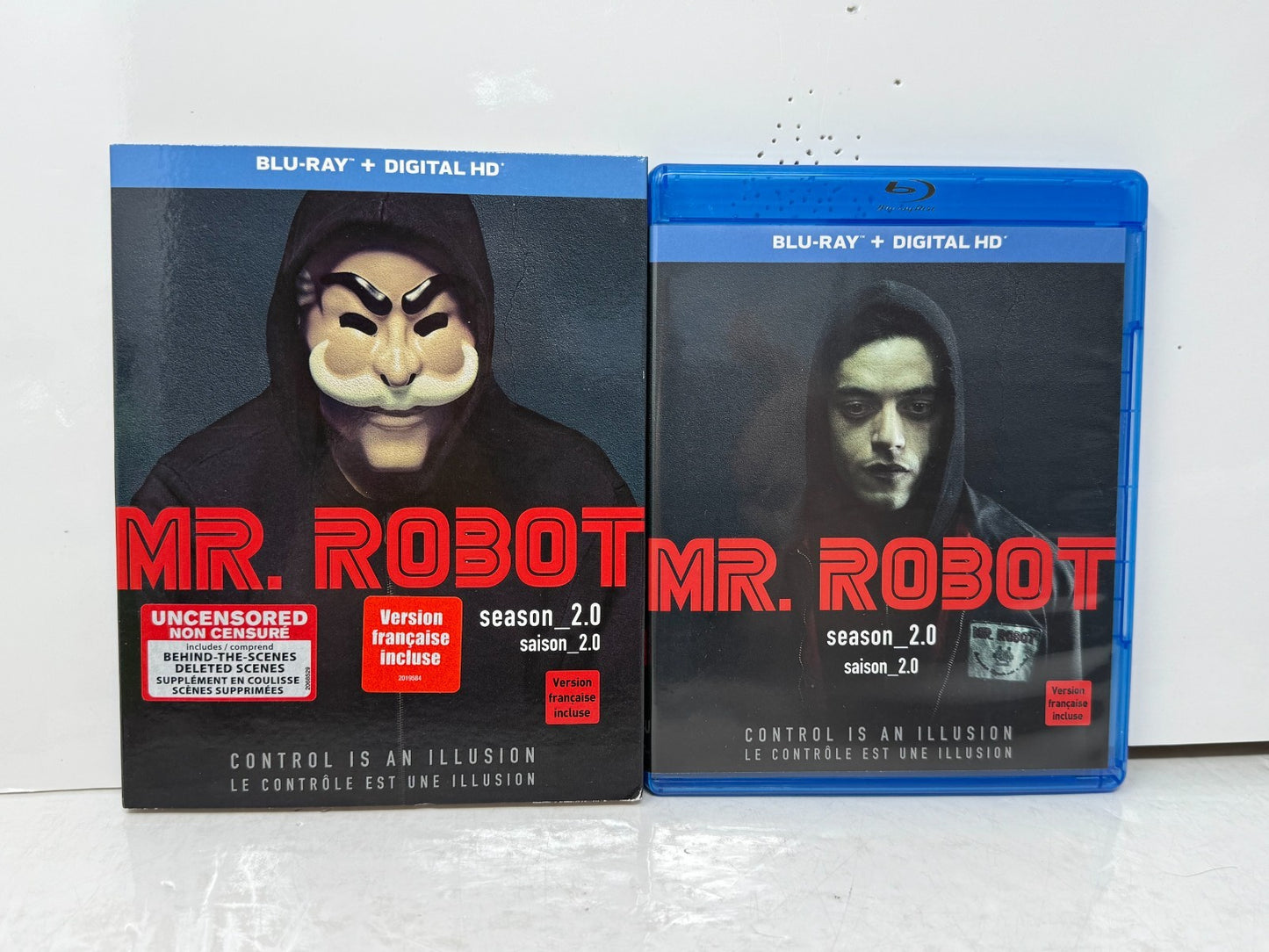 Mr. Robot Seasons 1-2 (Blu-ray) Rami Malek Thriller Drama TV Series