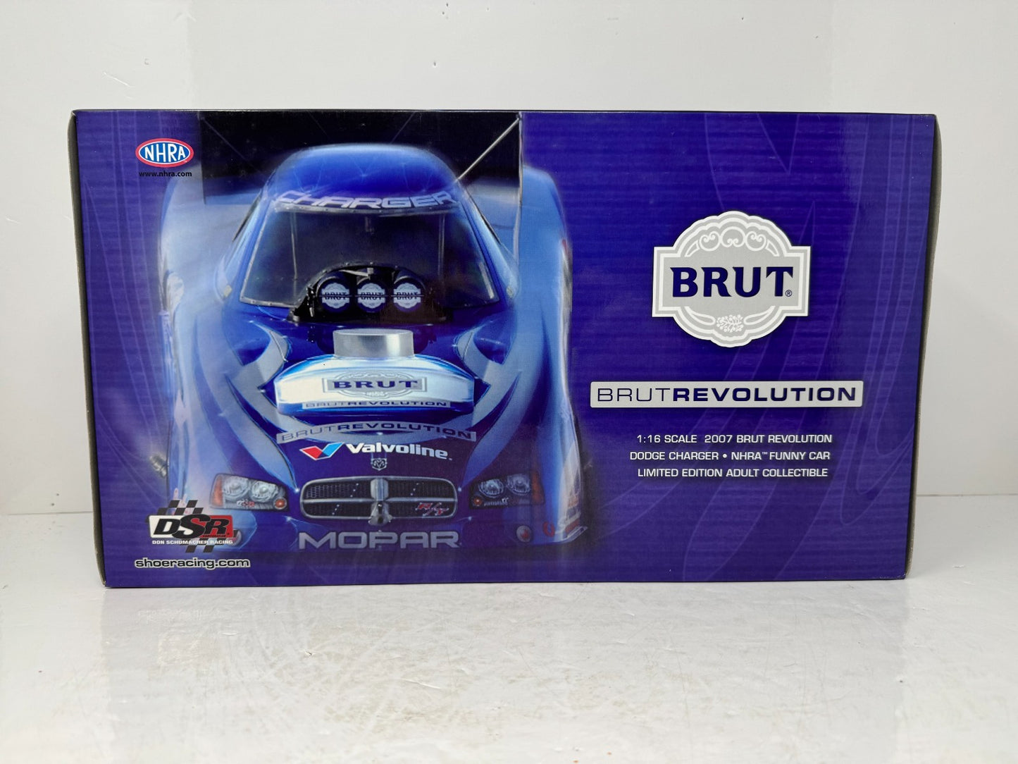 Milestone Ron Capps NHRA Brut Revolution Dodge Charger Funny Car 1:16 Scale
