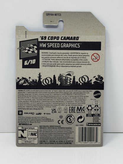 Hot Wheels HW Speed Graphics 1969 Chevrolet COPO Camaro Falken 1:64 Diecast