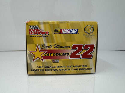 Racing Champions Nascar Scott Wimmer #22 Cat Dealers 1:24 Diecast