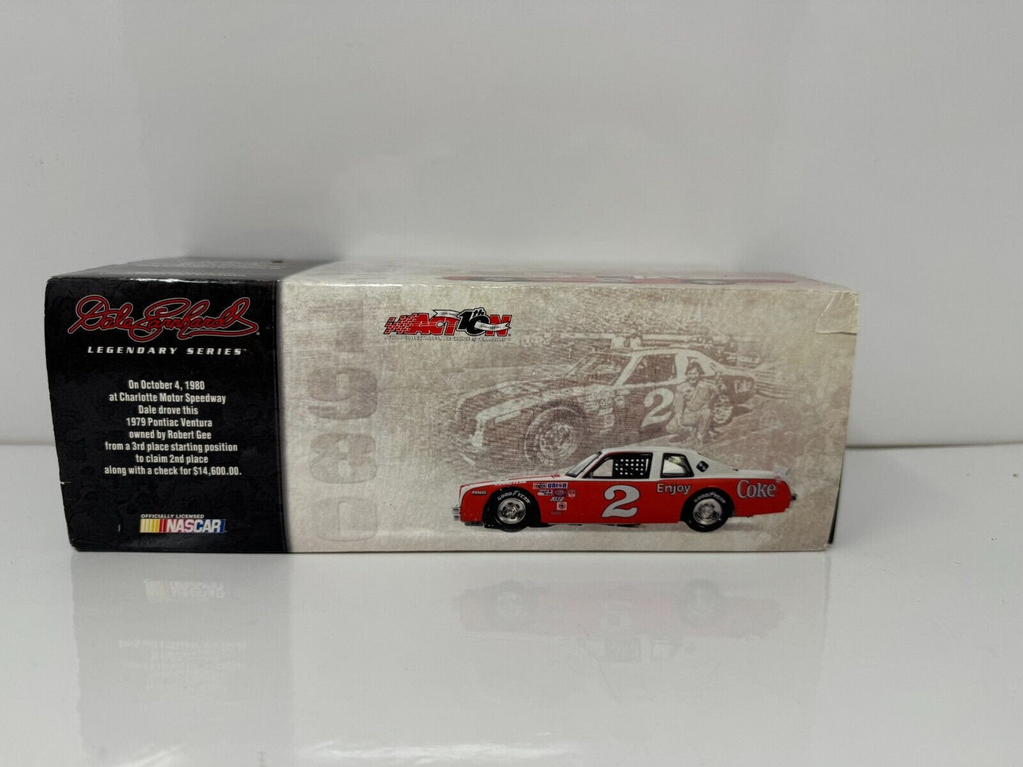 Action Nascar Legendary Dale Earnhardt Sr Coke 1980 Pontiac Ventura 1:24 Diecast