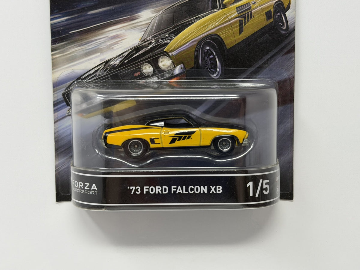 Hot Wheels Retro Entertainment Forza 1973 Ford Falcon XB 1:64 Diecast Yellow
