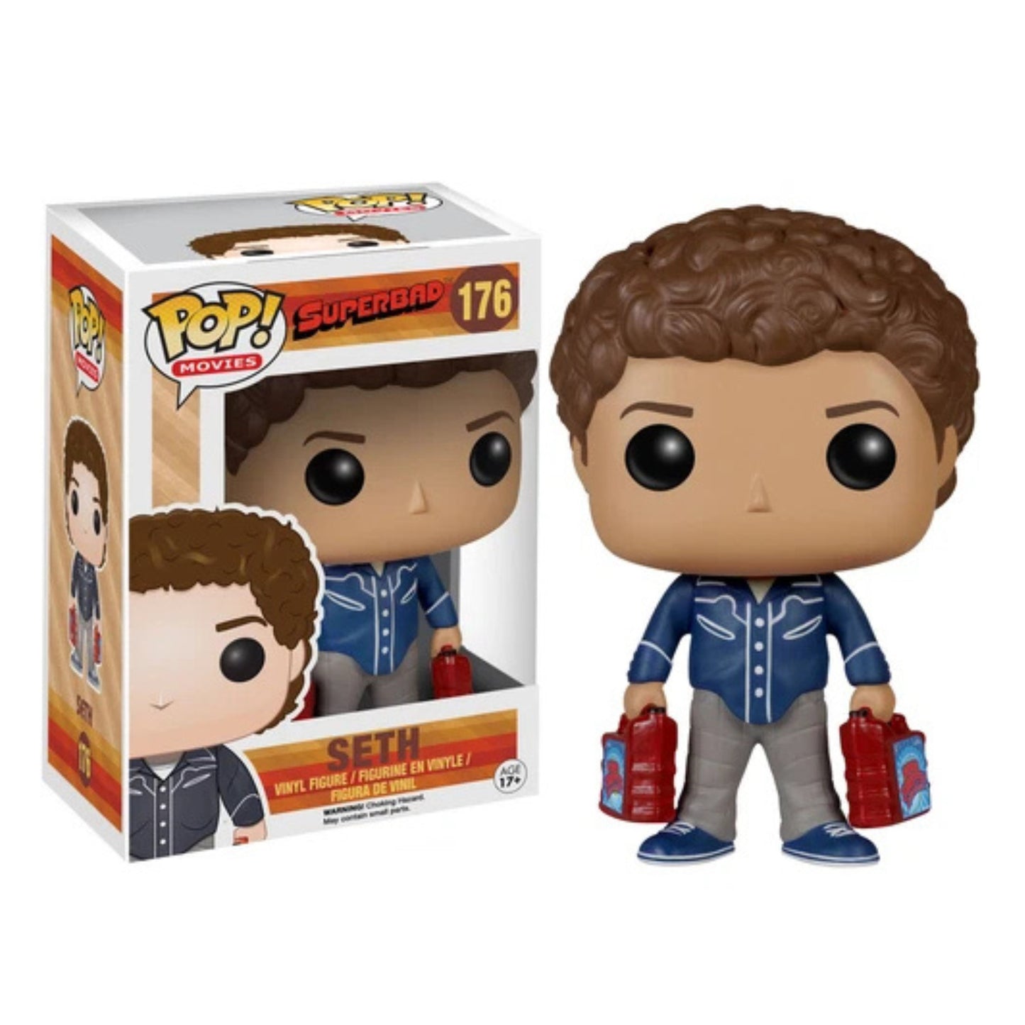 Funko Pop! Movies Superbad #176 Seth Vinyl Figure Damaged Box