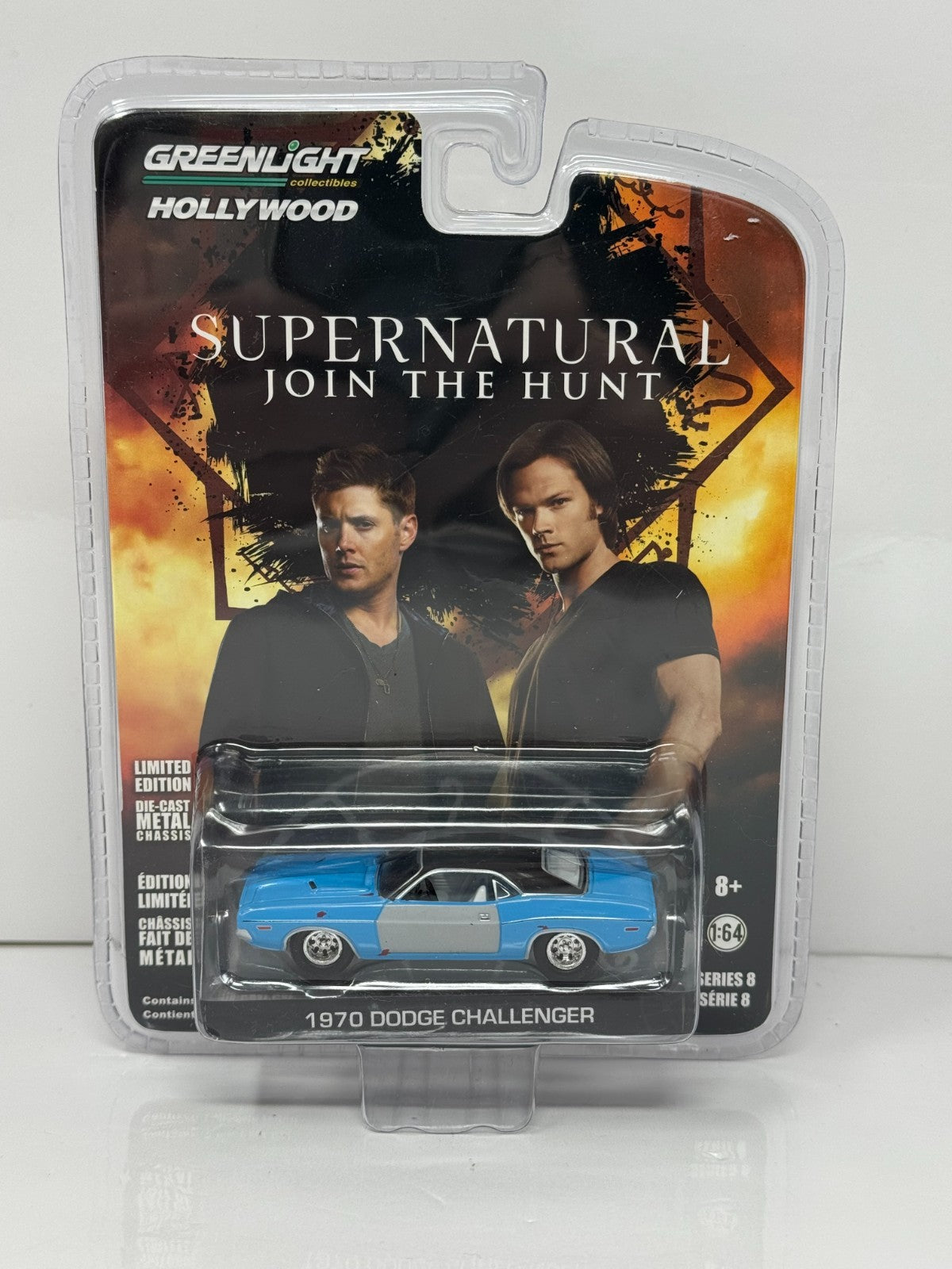 Greenlight Hollywood Supernatural 1970 Dodge Challenger 1:64 Diecast