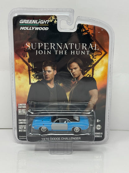 Greenlight Hollywood Supernatural 1970 Dodge Challenger 1:64 Diecast