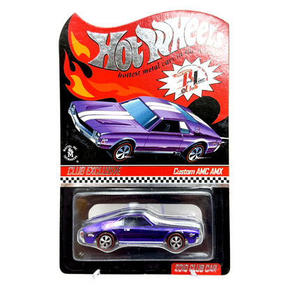 Hot Wheels RLC Red Line Club 2010 Club Exclusive Custom AMC AMX 1:64 Diecast