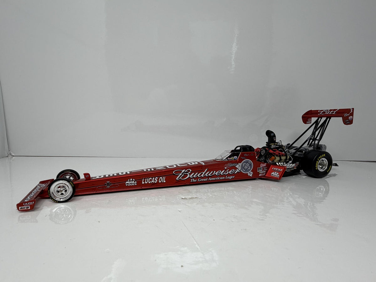Action NHRA Bernstein Budweiser Top Fuel Dragster 1:24 Diecast Liquid Color