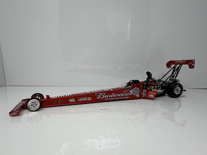 Action NHRA Bernstein Budweiser Top Fuel Dragster 1:24 Diecast Liquid Color