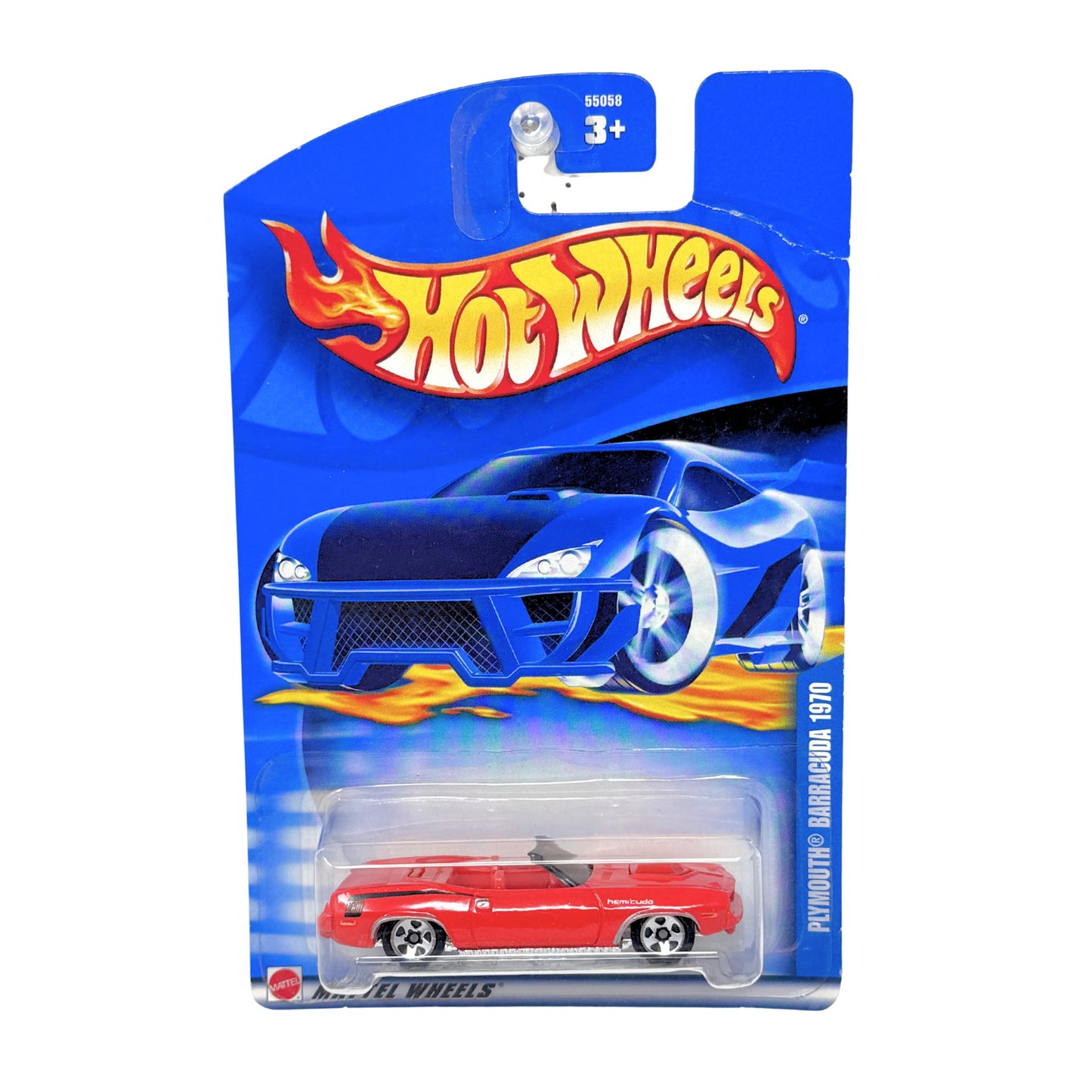 Hot Wheels 1970 Plymouth Barracuda Convertible 1:64 Diecast Red