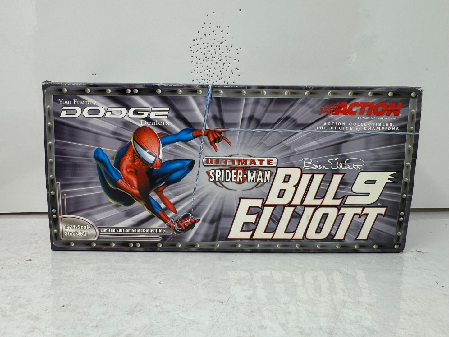Action Nascar #9 Bill Elliott Spider-Man 2001 Dodge Intrepid R/T 1:24 Diecast