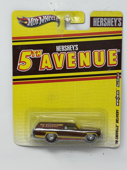 Hot Wheels Hershey's 5th Avenue 1970 Chevelle Delivery 1:64 Real Riders