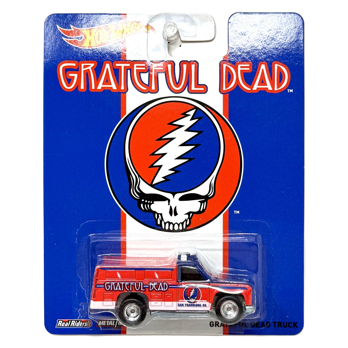 Hot Wheels Grateful Dead Truck 1:64 Diecast Real Riders