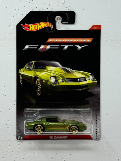 Hot Wheels Camaro Fifty 1981 Chevrolet Camaro 1:64 Diecast