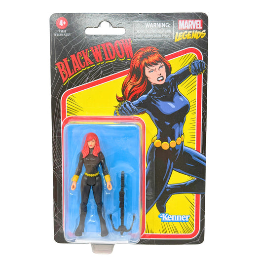 Marvel Legends Retro Kenner 3.75" Black Widow Action Figure