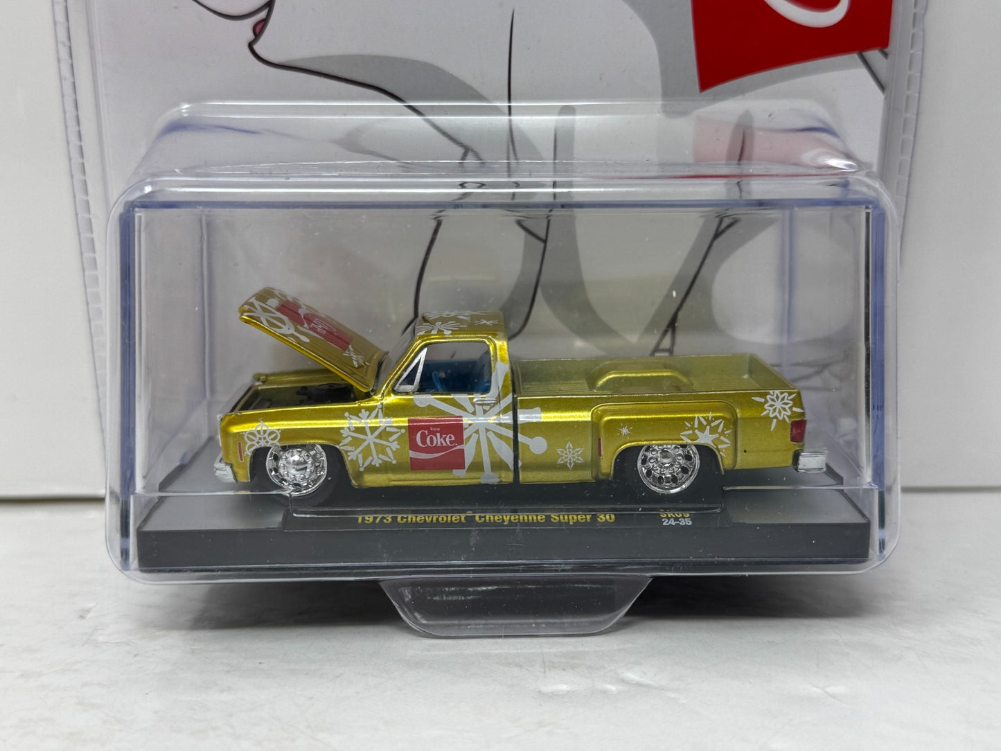 M2 Machines Coca-Cola 1973 Chevrolet Cheyenne Super 30 1:64 Diecast