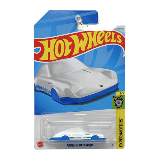 Hot Wheels Experimotors Porsche 911 Carrera 1:64 Diecast White