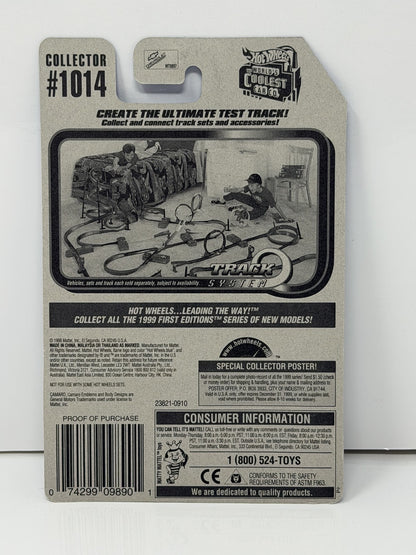 Hot Wheels 1967 Chevrolet Camaro 1:64 Diecast Silver USA Card