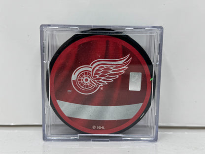 Joe Veleno Detroit Red Wings Signed NHL Autograph Puck Black Auto