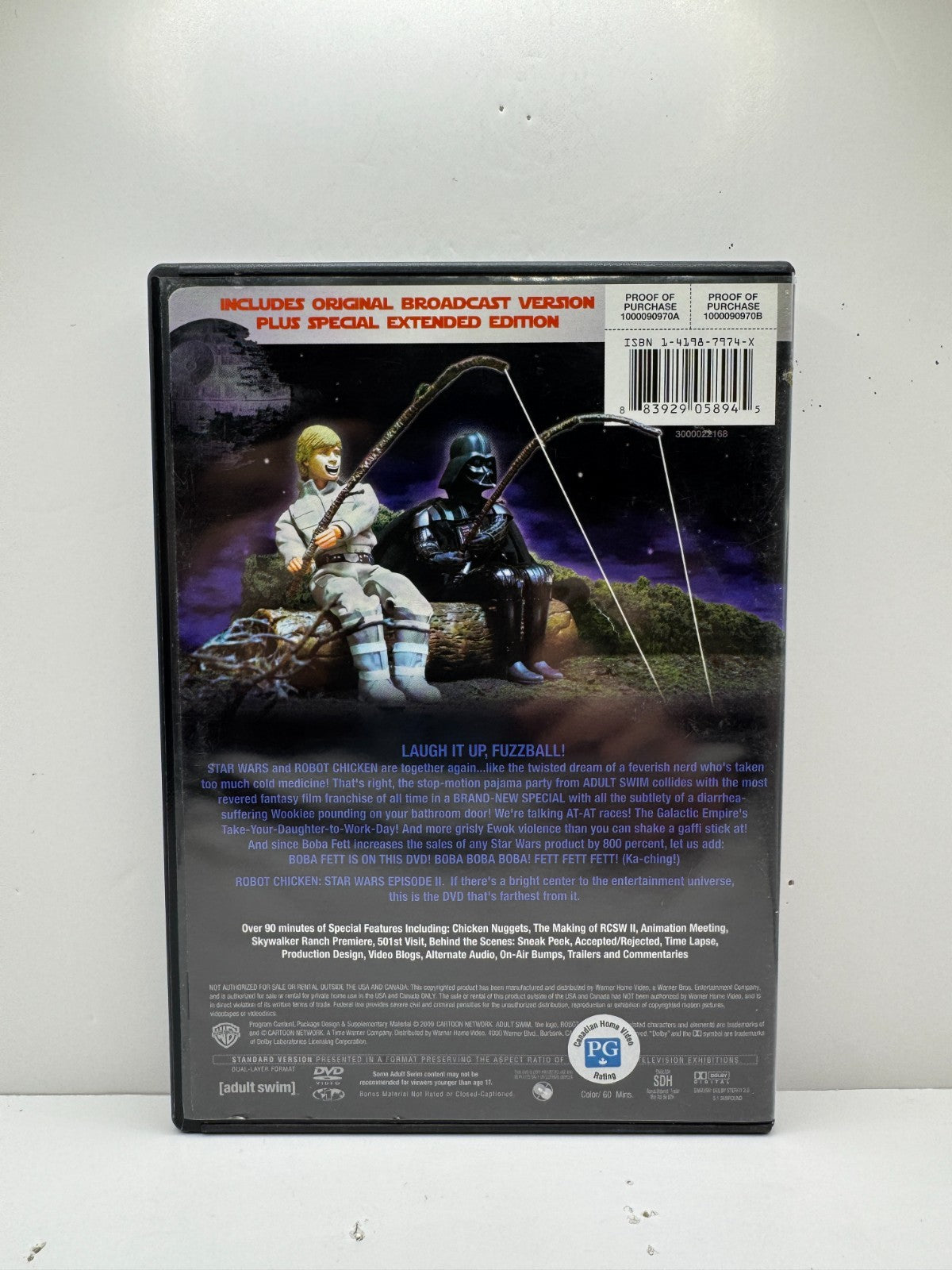 Robot Chicken Star Wars Episode II (DVD) Star Wars Comedy