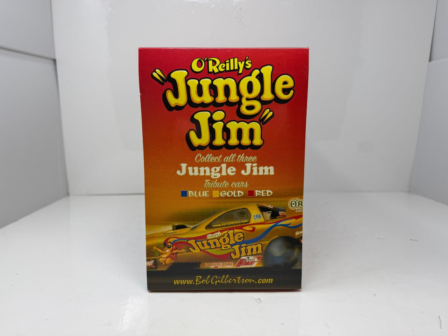 Milestone Bob Gilbertson NHRA Jungle Jim Tribute Blue Funny Car 1:16 Scale