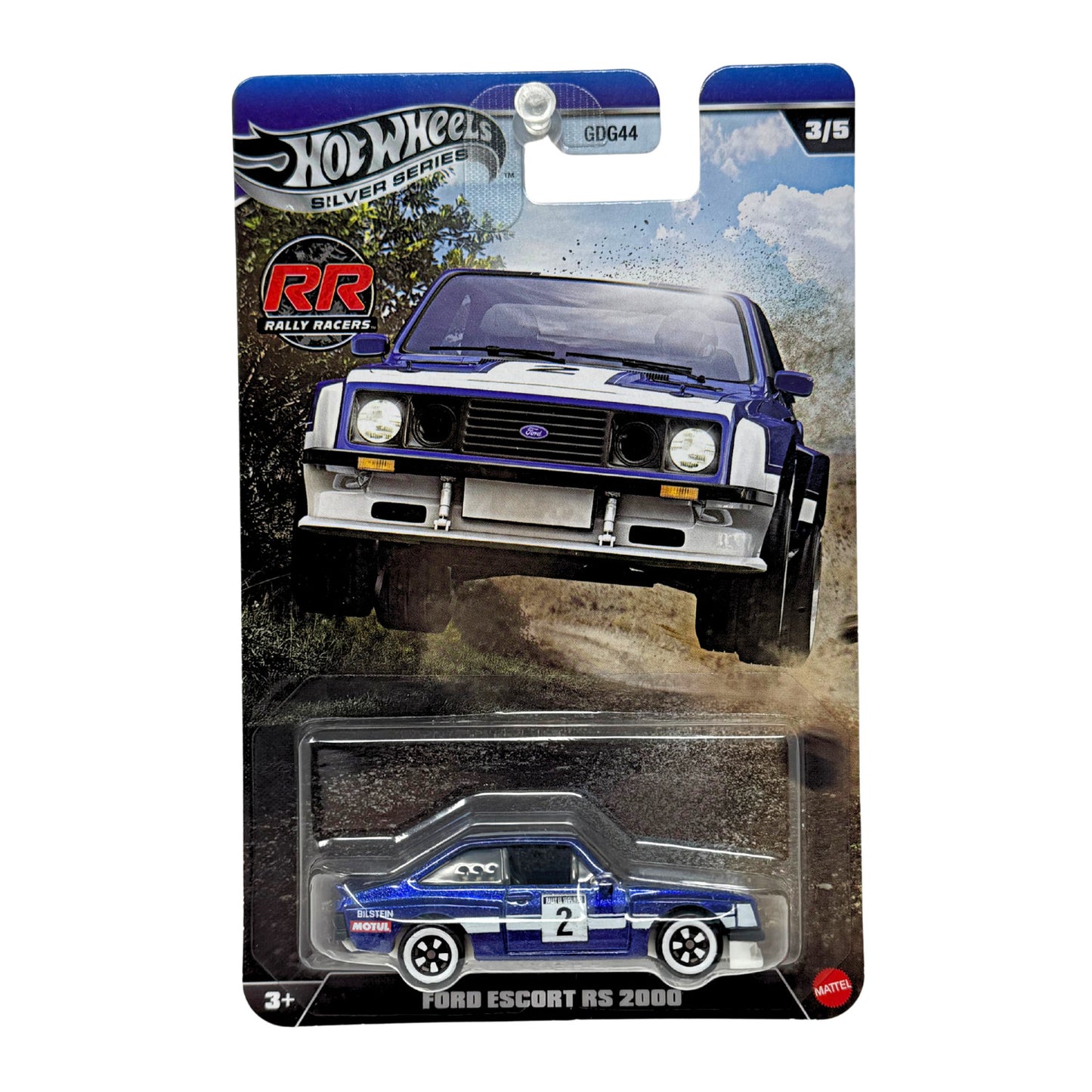 Hot Wheels Rally Racers Ford Escort RS 2000 1:64 Diecast