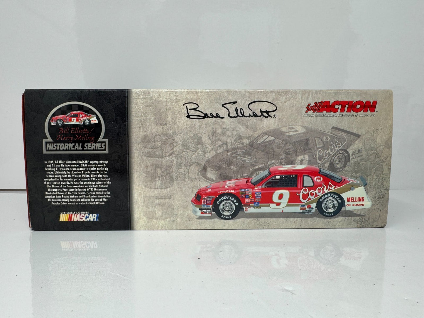 Action NASCAR Historical Bill Elliott #9 Coors 1985 Thunderbird 1:24 Diecast