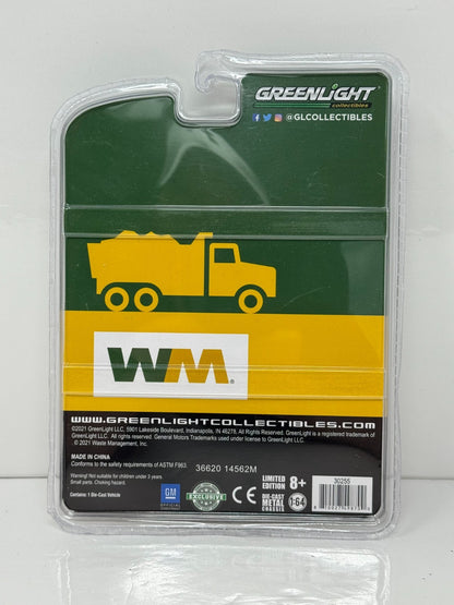 Greenlight Waste Management 2020 Chevrolet Silverado 4x4 Truck 1:64 Diecast