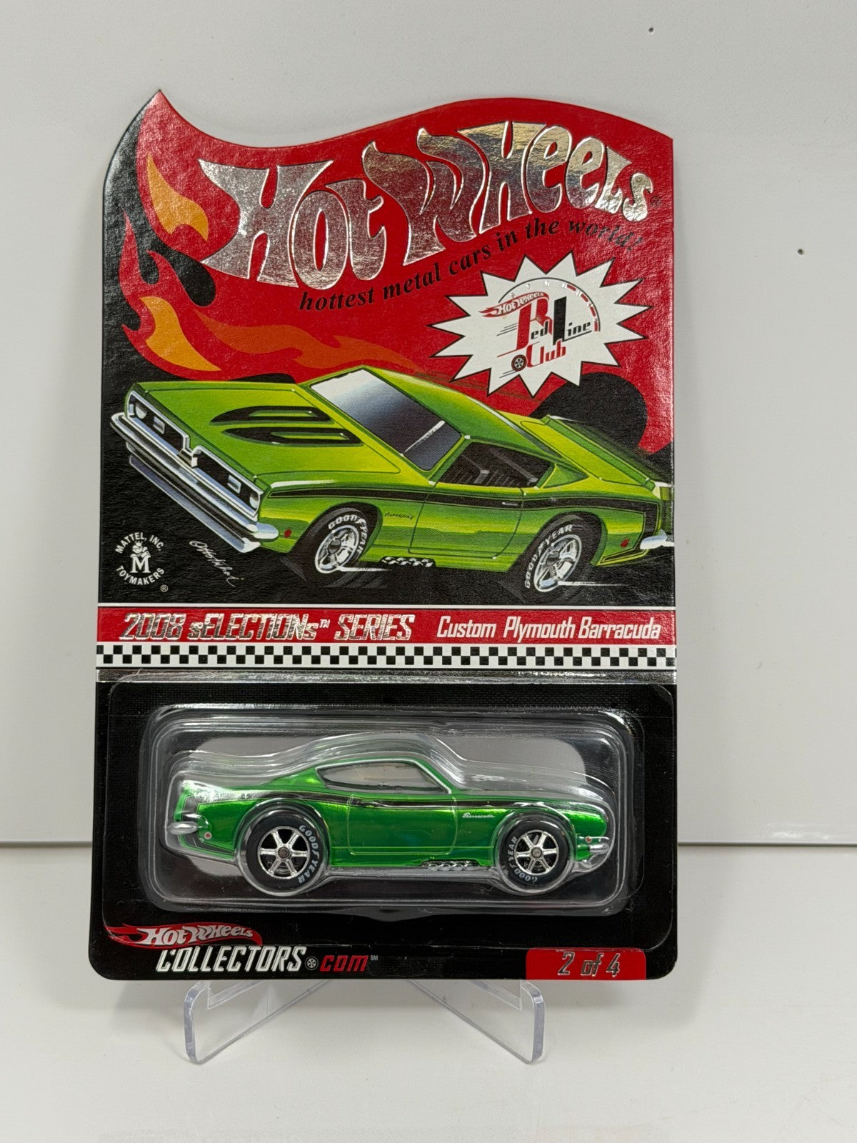 Hot Wheels RLC Red Line Club Selections Custom Plymouth Barracuda 1:64 Diecast