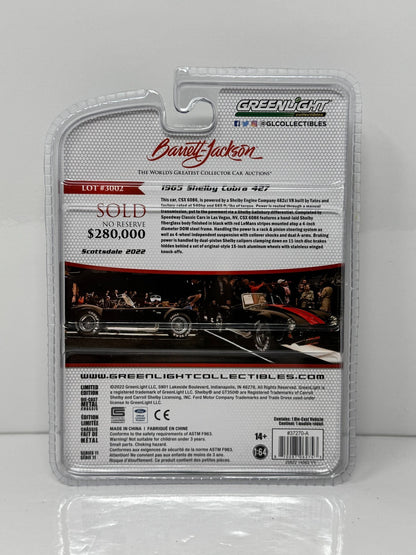 Greenlight Barrett-Jackson 1965 Shelby Cobra 427 1:64 Diecast