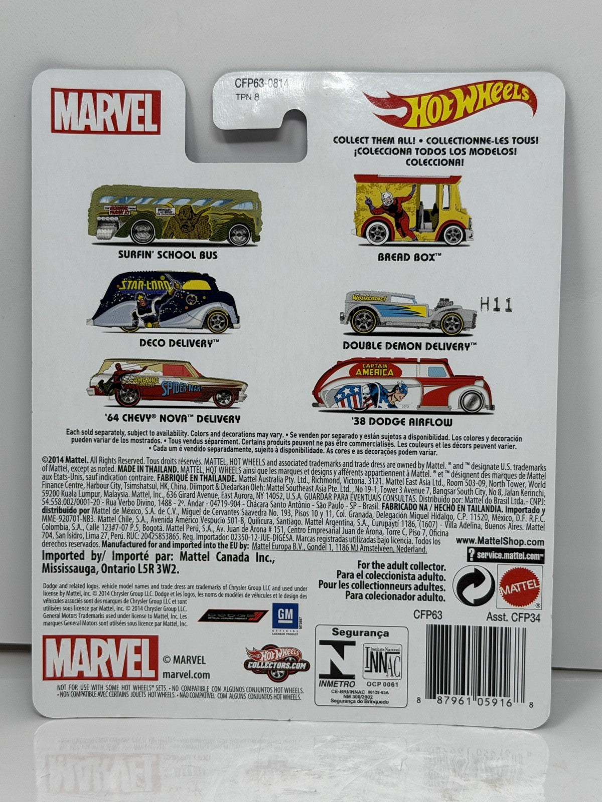 Hot Wheels Marvel Wolverine Double Demon Delivery 1:64 Real Riders